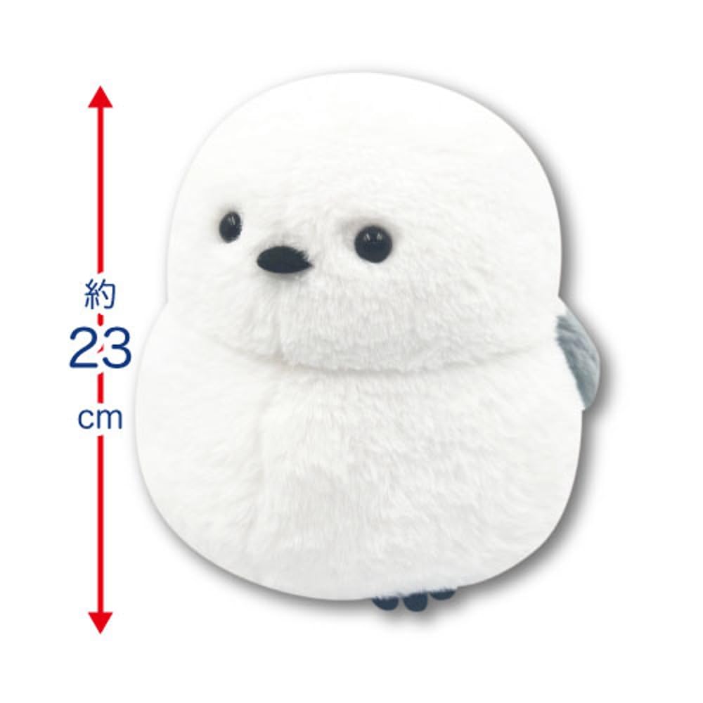 Amazon.co.jp: 畑山商事 ぬいぐるみM シマエナガ 全長23cm 63102677